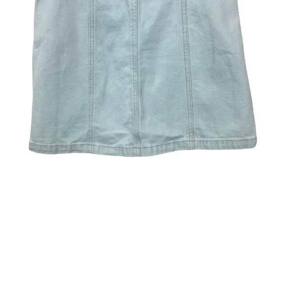 Forever 21 Light Blue Jean Mini Skirt Size 26 - Picture 6 of 11